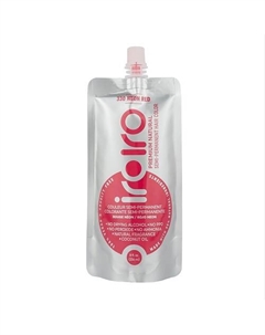 Семи-перманентный краситель для волос 330 NEON RED Неоновый красный 236 Iroiro