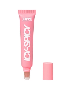 Блеск-плампер для губ глянцевый, с эффектом увеличения объема губ Icy-Spicy Plump Lip Love generation