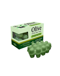 Массажное мыло для пилинга с алоэ вера против целлюлита 100 Herbolive