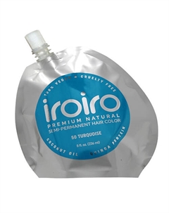 Семи-перманентный краситель для волос 50 TURQUOISE Бирюзовый 236 Iroiro