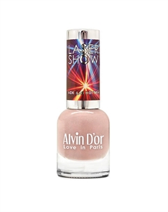 Лак для ногтей LASER SHOW, 01 Серебряный Alvin d'or