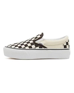 Кроссовки Slip On Classic Platform 'Checker Black White' Vans