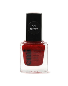 Ультрастойкий лак с гель-эффектом Малиновый красный №032 Emi