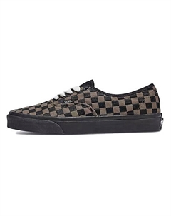 Кроссовки Authentic 'Embroidered Checkerboard Black' Vans