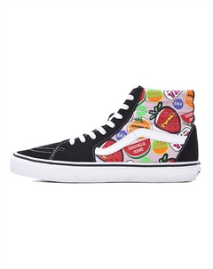 Кроссовки SK8 Hi Black White Strawberry Multi‑Color Vans