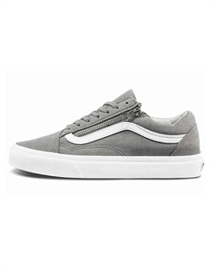 Кроссовки Old Skool Zip Low Top Sneakers Grey 'Gray White' Vans