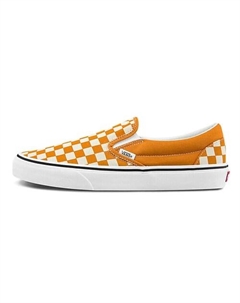 Кроссовки Checkerboard Classic Slip On Sneakers Yellow/White Vans