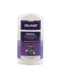 Натуральный минеральный дезодорант (квасцы калиевые) с экстрактом тутовника 100 Deonat