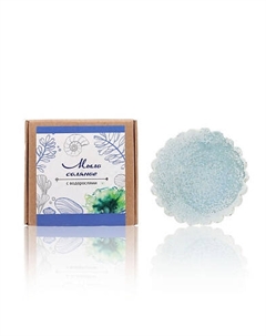 Соляное мыло с водорослями Мануфактура натуральной косметики и мыла живица