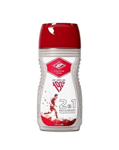 Гель для душа и шампунь 2 в 1 200 Спартак