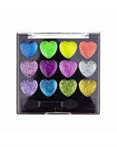 Крем-тени для век с блестками, в наборе Lukky