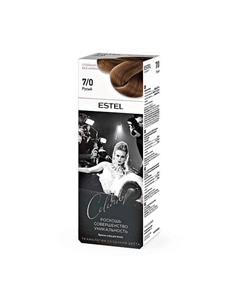 Краска-уход для волос CELEBRITY тон 7/0 русый 140 Estel professional