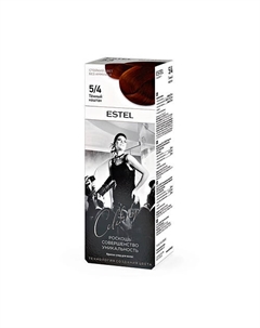 Краска-уход для волос CELEBRITY тон 5/4 темный каштан 140 Estel professional