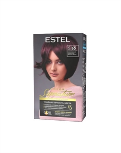 Краска для волос стойкая COLOR Signature 5/65 Спелая вишня 170 Estel professional