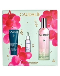 Набор с водой для красоты лица 2025 Prep & Glow Bestsellers Caudalie