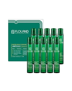 Набор ампул с биотином, кислотами и экстрактами растений Biotin Scalp Cooling Ampoule 130 Floland