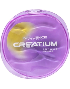 Тональный кушон натуральный матовый финиш Creatium Soft Blur Cushion Influence beauty