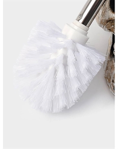 Ёршик для унитаза с подставкой «Череп», стальная ручка, 16×15×22 см, белый Хорошие сувениры