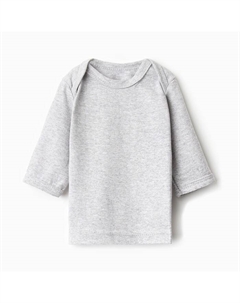 Футболка с дл. рукавом, р. 74 см, серый Bloom baby