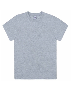 Футболка детская однотонная, серая, рост 116 см Bonito