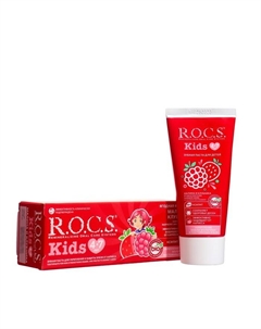 Зубная паста для детей, малина и клубника, 45 г R.o.c.s.