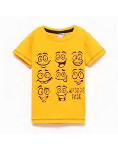 Футболка для мальчика, цвет жёлтый, рост 104см Bebus