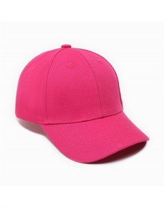Бейсболка для девочки, цвет ярко-розовый, размер 54-56 Фишка