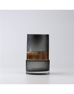 Ваза для цветов «Энжел» из черного стекла 16,5×10×10 см Сима-ленд