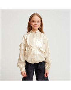 Жакет (бомбер) детский : Casual Collection KIDS, бежевый, рост 128 см Minaku