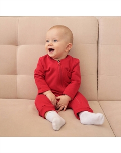 Комбинезон детский цвет красный, рост 74-80 см Minaku