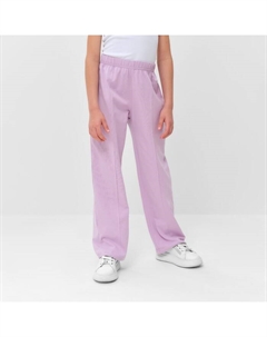 Брюки для девочки, лиловые, рост 146 см Minaku