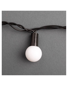 Гирлянда «Нить» 20 м с насадками «Шарики 1.5 см», IP44, тёмная нить, 200 LED, свечение мульти (RG/RB), мигание, 220 В Luazon lighting