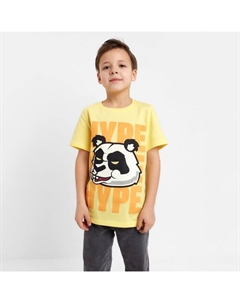 Футболка для мальчика Hype, рост 164-170 см, жёлтая Kaftan