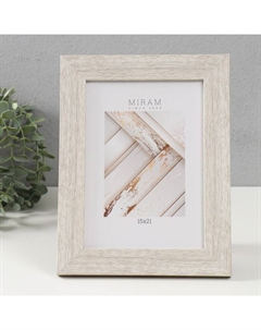 Фоторамка для фото 15×21 см «МИРАМ», пластик, (пластиковый экран) Miram