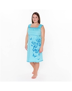 Ночная сорочка женская, цвет голубой, размер 50 Lovetex.store
