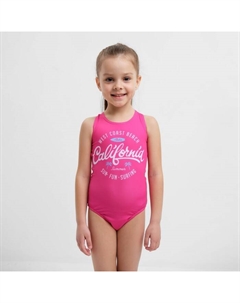 Купальник детский слитный «Пляж», рост 98-104 см, розовый Kaftan