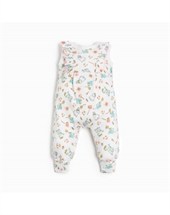 Полукомбинезон детский, цвет белый, рост 86 см Гам