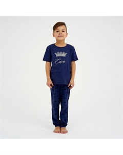 Пижама детская для мальчика Crown, размер 30 (98-104 см) Kaftan