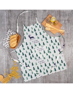 Фартук «Елочки» 60×67±2 см, 100% п/э Доляна