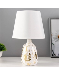 Настольная лампа «Папаротник» Е14 40 Вт золото 20×20×32 см Risalux