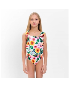 Купальник слитный детский, с декором, рост 110-116 см Minaku