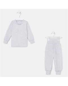 Комплект детский, цвет серый, рост 62 см Si baby