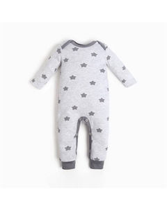 Комбинезон детский, серый, звёздочки, рост 62 см Si baby