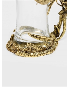 Пивной бокал «Рак», 470 мл, 9.2×18.5, стекло, прозрачный, золотой Дарим красиво