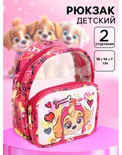 Рюкзак детский для девочки, 18×15×7 см, Щенячий патруль Paw patrol