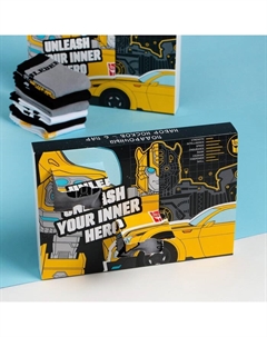 Подарочный набор носков адвент, 6 пар "Бамблби", Transformers, 18-20 см Hasbro