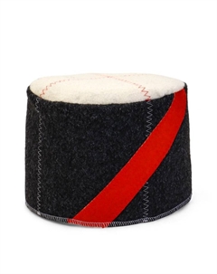 Шапка для бани и сауны «Папаха», полиэфир 70%, шерсть 30%, «» Добропаровъ