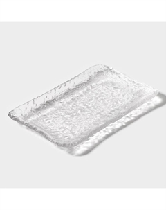 Блюдо для подачи «Рифальтаро», 23.2×14×2 см, стекло, прозрачное Magistro