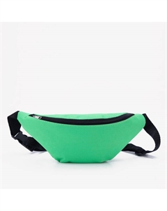 Поясная сумка на молнии, цвет зелёный Зфтс