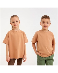 Футболка детская :Basic line kids, песочная, рост 104 см Minaku